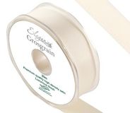 Eleganza Premium Grosgrain Ribbon 25mm x 20m Ivory No.61 - Ribbons